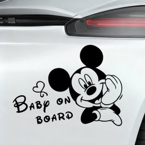 mickey mouse baby on board